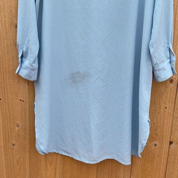 Take 50% OFF- Carina Curved Hem Shirt Dress, Size-XL - Picture 13 of 13